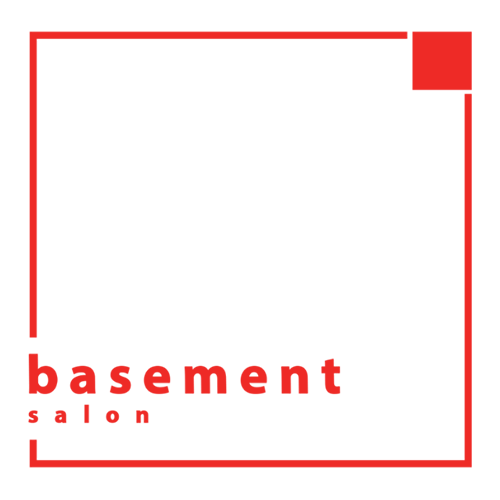 basement salon logo RED